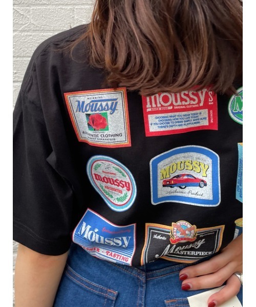 MOUSSY（マウジー）の「COLLECT MOUSSY Tシャツ（Tシャツ/カットソー・レディース・ライトブルー/オレンジ/ブラック/ホワイト系その他2/ホワイト・FREE）」の13枚目の写真