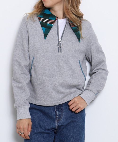 FACETASM(ファセッタズム)の「FACETASM PIPPA-SW-W02 L/S SWEAT(スウェット・レディース・グレー・1)」の1枚目の写真