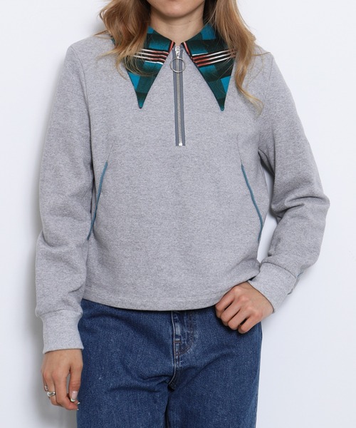 FACETASM(ファセッタズム)の「FACETASM PIPPA-SW-W02 L/S SWEAT(スウェット・レディース・グレー・1)」の2枚目の写真