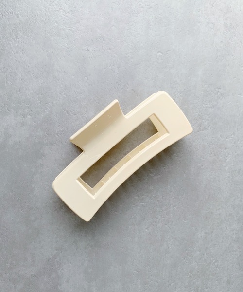 iso（イソ）の「スクエアヘアクリップ（バレッタ/ヘアクリップ・レディース・ブラック/ベージュ/アイボリー/その他1/グレイッシュベージュ・FREE）」の16枚目の写真