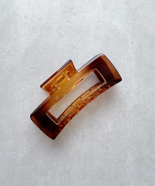 iso（イソ）の「スクエアヘアクリップ（バレッタ/ヘアクリップ・レディース・ブラック/ベージュ/アイボリー/その他1/グレイッシュベージュ・FREE）」の21枚目の写真