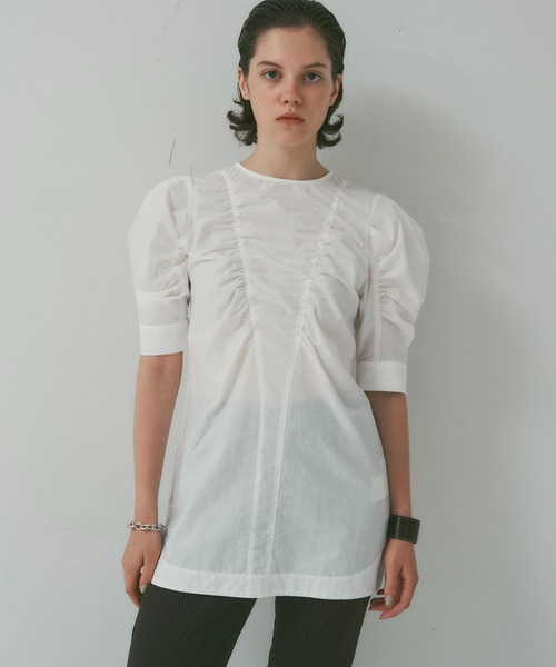 PUBLIC TOKYO（パブリックトウキョウ）の「パワースリーブブラウス