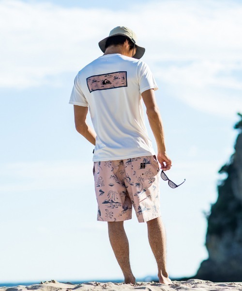 Quiksilver（クイックシルバー）の「ENDLESS TRIP VOLLEY/クイックシルバーウエストゴムボードショーツ ・サーフトランクス(水着)（水着・メンズ・ネイビー/ホワイト/ピンク・SMALL/MEDIUM/LARGE/X-LARGE）」の7枚目の写真