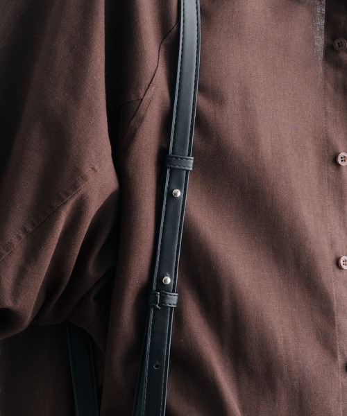 epnok（エプノック）の「リングショルダーBAG（ショルダーバッグ・メンズ・ブラック/アイボリー・FREE）」の10枚目の写真