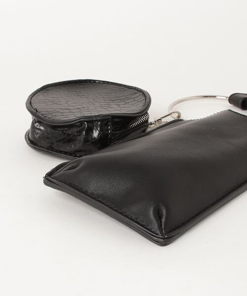 epnok（エプノック）の「リングショルダーBAG（ショルダーバッグ・メンズ・ブラック/アイボリー・FREE）」の14枚目の写真