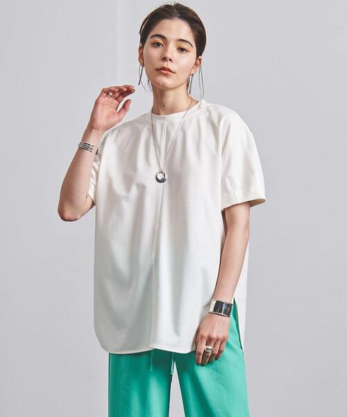UNITED ARROWS（ユナイテッドアローズ）の「UBCC C/P ダーツスリーブ プルオーバー（Tシャツ/カットソー・レディース・オフホワイト/ライム/ブラック/ホワイト/その他9・FREE）」の12枚目の写真