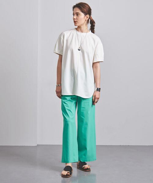 UNITED ARROWS（ユナイテッドアローズ）の「UBCC C/P ダーツスリーブ プルオーバー（Tシャツ/カットソー・レディース・オフホワイト/ライム/ブラック/ホワイト/その他9・FREE）」の13枚目の写真