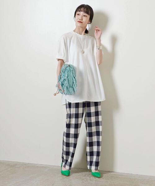 UNITED ARROWS（ユナイテッドアローズ）の「UBCC C/P ダーツスリーブ プルオーバー（Tシャツ/カットソー・レディース・オフホワイト/ライム/ブラック/ホワイト/その他9・FREE）」の17枚目の写真