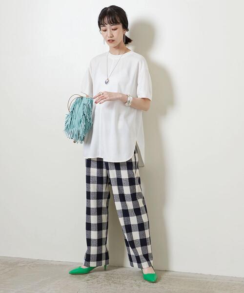 UNITED ARROWS（ユナイテッドアローズ）の「UBCC C/P ダーツスリーブ プルオーバー（Tシャツ/カットソー・レディース・オフホワイト/ライム/ブラック/ホワイト/その他9・FREE）」の18枚目の写真