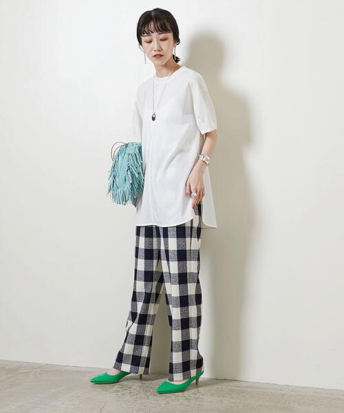 UNITED ARROWS（ユナイテッドアローズ）の「UBCC C/P ダーツスリーブ プルオーバー（Tシャツ/カットソー・レディース・オフホワイト/ライム/ブラック/ホワイト/その他9・FREE）」の19枚目の写真