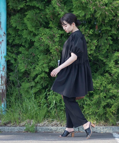 ABBEY MARKET(アビーマーケット)の「RECLY 半袖 ティアードワンピース(ワンピース・レディース・オフホワイト/ブラック・FREE)」の21枚目の写真