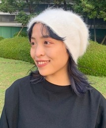 Ray BEAMS | Ray BEAMS / アンゴラ ビーニー 帽(ニットキャップ/ビーニー)