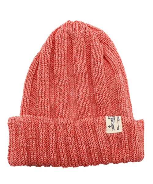 Denime（ドゥニーム）の「BASIC KNIT CAP LINEN/ベーシックニットキャップリネン（ニットキャップ/ビーニー・メンズ・ブラック/オリーブ/サックスブルー/ネイビー/マスタード/レッド・FREE）」の18枚目の写真