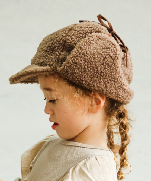 pairmanon（ペアマノン）の「ユニセックスフェイクファーボアキャップ（キャップ・キッズ・ダークブラウン/ベージュ/モカ/チョコ/ライトベージュ/グレイッシュベージュ・FREE）」の15枚目の写真