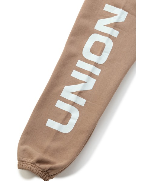 UNION（UNION TOKYO）（ユニオン）の「FRONTMAN IV SWEATPANTS UNION ユニオン スウェットパンツ（スウェットパンツ・メンズ・ホワイト/ブラウン・SMALL/MEDIUM/LARGE/X-LARGE）」の20枚目の写真