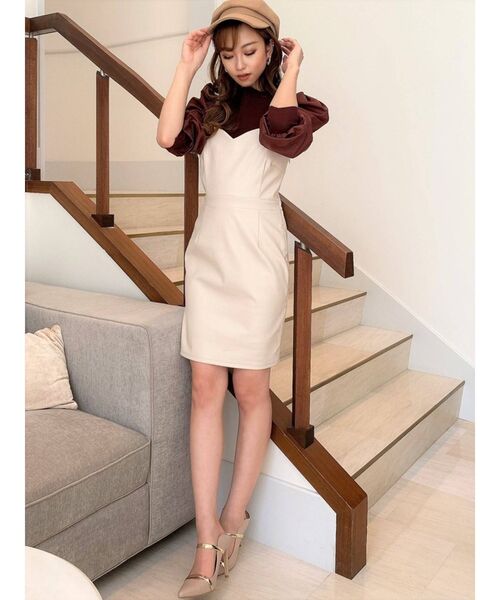 RESEXXY（リゼクシー）の「フェイクレザーキャミワンピース