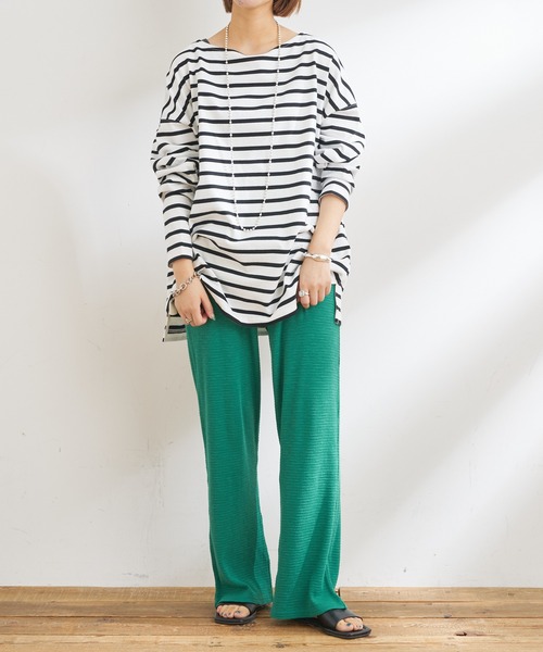 CIAOPANIC TYPY(チャオパニックティピー)の「【ZOZOTOWN限定】スラブワッフルイージーパンツ(その他パンツ・レディース・アイボリー/チャコールグレー/グリーン・ONE SIZE)」の18枚目の写真