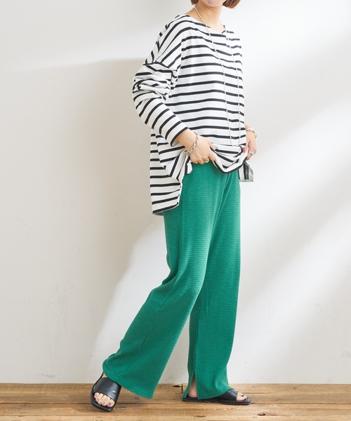 CIAOPANIC TYPY(チャオパニックティピー)の「【ZOZOTOWN限定】スラブワッフルイージーパンツ(その他パンツ・レディース・アイボリー/チャコールグレー/グリーン・ONE SIZE)」の19枚目の写真