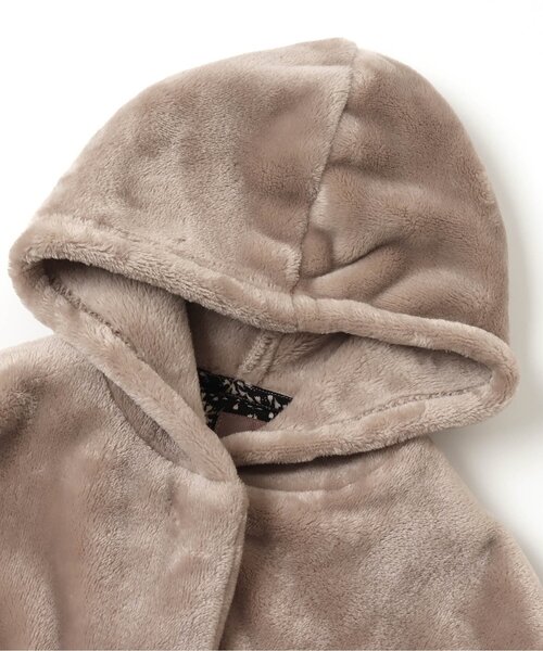 apres les cours（アプレレクール）の「ファーフリースパーカー（パーカー・キッズ・ベージュ/アイボリー・120/110/140/100/130/80/90）」の3枚目の写真