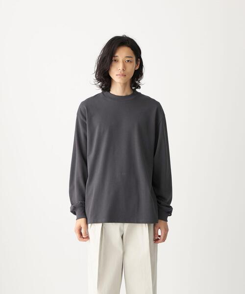 CITEN(シテン)の「<CITEN(シテン)>GIZAコットン スタンドネック Tシャツ(Tシャツ/カットソー・メンズ・ライトピンク/ホワイト/ダークグレー・FREE)」の17枚目の写真