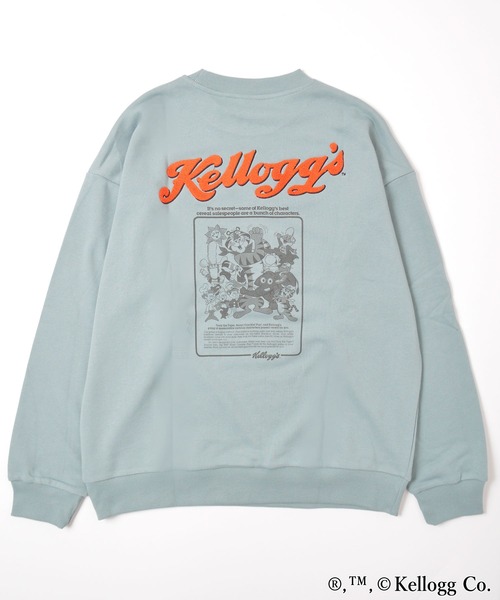 FUNALIVE(ファンアライブ)の「Kellogg’s サガラ刺繍トレーナー(スウェット・メンズ・ミント/オフホワイト/チャコールグレー・L/LL/M)」の22枚目の写真
