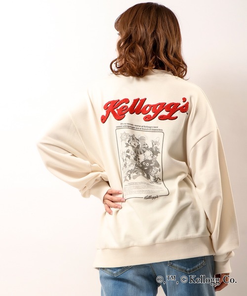 FUNALIVE(ファンアライブ)の「Kellogg’s サガラ刺繍トレーナー(スウェット・メンズ・ミント/オフホワイト/チャコールグレー・L/LL/M)」の13枚目の写真