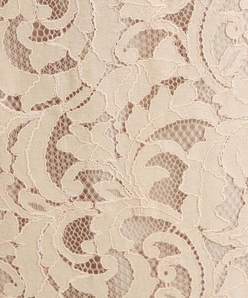 green label relaxing(グリーンレーベルリラクシング)の「CNl レース ロング タイト スカート(スカート・レディース・ダークグリーン/ベージュ/ネイビー・38/36)」の17枚目の写真