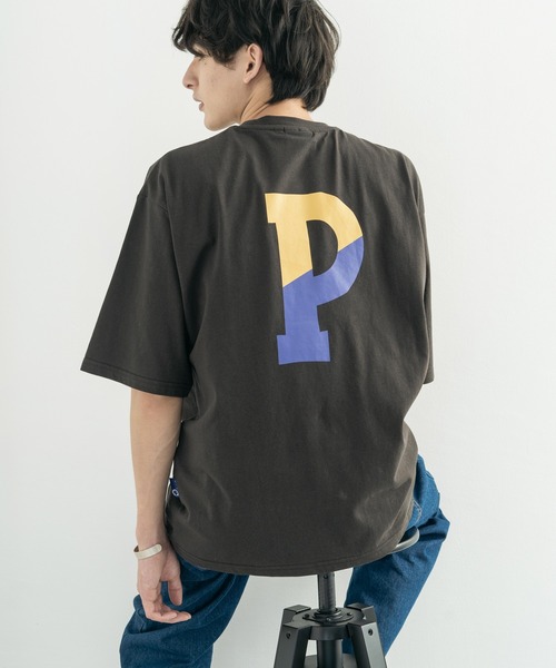 PEN FIELD（ペンフィールド）の「オーバーサイズ PENFIELD ペンフィールド インパクトロゴバックプリント半袖Tシャツ 別注（Tシャツ/カットソー・メンズ・ホワイト/ブラック/ネイビー/ブルー/グリーン/オートミール/チャコール/ホワイト系・M/XL/L）」の20枚目の写真