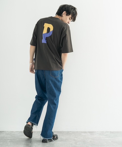 PEN FIELD（ペンフィールド）の「オーバーサイズ PENFIELD ペンフィールド インパクトロゴバックプリント半袖Tシャツ 別注（Tシャツ/カットソー・メンズ・ホワイト/ブラック/ネイビー/ブルー/グリーン/オートミール/チャコール/ホワイト系・M/XL/L）」の22枚目の写真