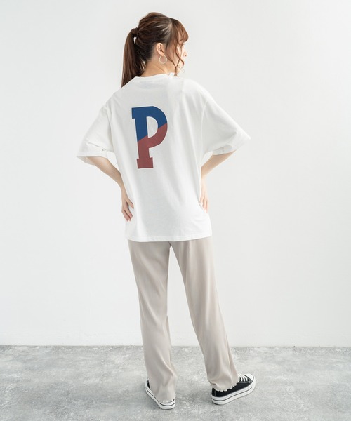 PEN FIELD（ペンフィールド）の「オーバーサイズ PENFIELD ペンフィールド インパクトロゴバックプリント半袖Tシャツ 別注（Tシャツ/カットソー・メンズ・ホワイト/ブラック/ネイビー/ブルー/グリーン/オートミール/チャコール/ホワイト系・M/XL/L）」の13枚目の写真