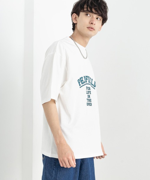 PEN FIELD（ペンフィールド）の「オーバーサイズ PENFIELD ペンフィールド インパクトロゴバックプリント半袖Tシャツ 別注（Tシャツ/カットソー・メンズ・ホワイト/ブラック/ネイビー/ブルー/グリーン/オートミール/チャコール/ホワイト系・M/XL/L）」の14枚目の写真