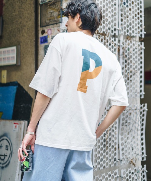 PEN FIELD（ペンフィールド）の「オーバーサイズ PENFIELD ペンフィールド インパクトロゴバックプリント半袖Tシャツ 別注（Tシャツ/カットソー・メンズ・ホワイト/ブラック/ネイビー/ブルー/グリーン/オートミール/チャコール/ホワイト系・M/XL/L）」の17枚目の写真