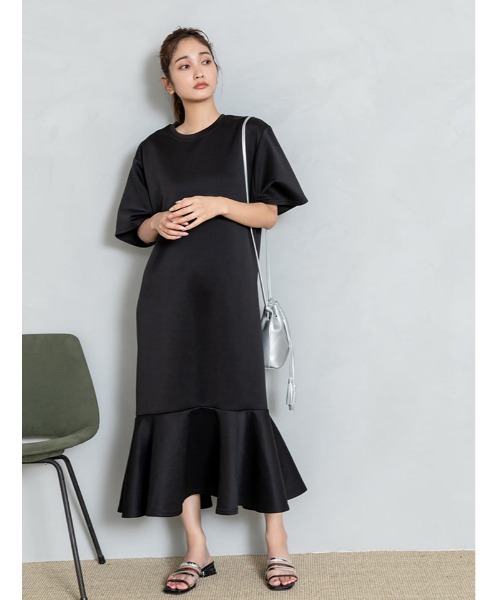 fifth(フィフス)の「【サイズ展開あり】ドライスウェットマーメイドワンピース(ワンピース・レディース・ブラック/グレー/アイボリー・SMALL/MEDIUM)」の20枚目の写真