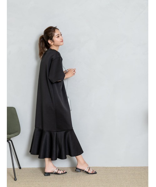 fifth(フィフス)の「【サイズ展開あり】ドライスウェットマーメイドワンピース(ワンピース・レディース・ブラック/グレー/アイボリー・SMALL/MEDIUM)」の17枚目の写真