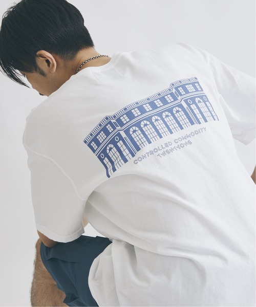 JOURNAL STANDARD（ジャーナルスタンダード）の「【CC21/シーシーツーワン】ピグメントTシャツ（Tシャツ/カットソー・メンズ・ネイビー/ホワイト系その他3/ホワイト系その他/ブラック系その他2/ブラック/ホワイト系その他2/ホワイト/ブラック系その他/ネイビー系1・LARGE/MEDIUM）」の3枚目の写真