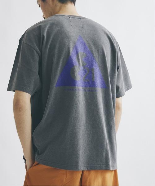 JOURNAL STANDARD（ジャーナルスタンダード）の「【CC21/シーシーツーワン】ピグメントTシャツ（Tシャツ/カットソー・メンズ・ネイビー/ホワイト系その他3/ホワイト系その他/ブラック系その他2/ブラック/ホワイト系その他2/ホワイト/ブラック系その他/ネイビー系1・LARGE/MEDIUM）」の5枚目の写真