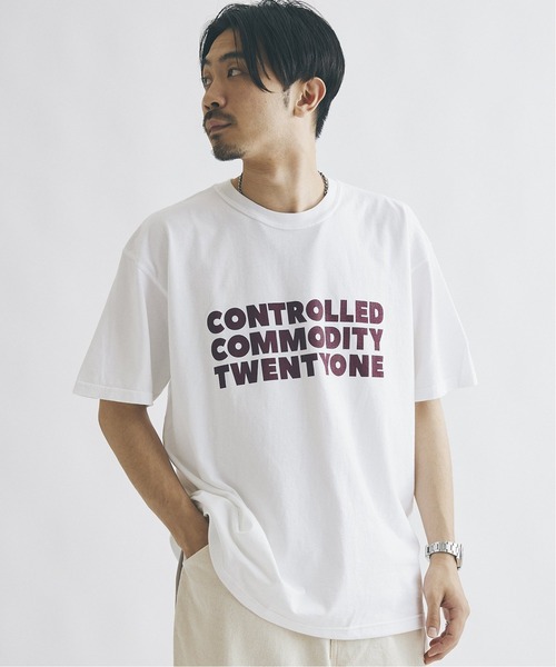 JOURNAL STANDARD（ジャーナルスタンダード）の「【CC21/シーシーツーワン】ピグメントTシャツ（Tシャツ/カットソー・メンズ・ネイビー/ホワイト系その他3/ホワイト系その他/ブラック系その他2/ブラック/ホワイト系その他2/ホワイト/ブラック系その他/ネイビー系1・LARGE/MEDIUM）」の14枚目の写真