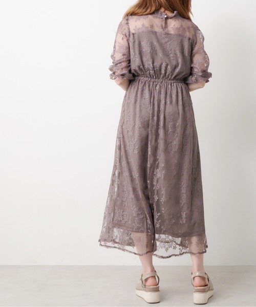 OLIVE des OLIVE（オリーブデオリーブ）の「【WEB限定】チュールプチハイワンピース（ワンピース・レディース・ブラック/サックスブルー/ライトブラウン・FREE）」の14枚目の写真
