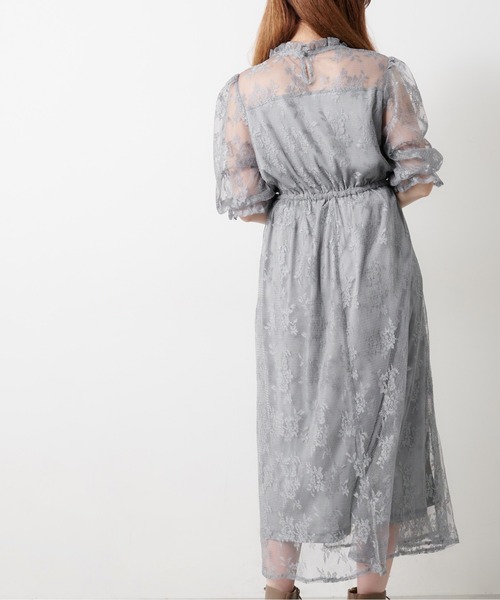 OLIVE des OLIVE（オリーブデオリーブ）の「【WEB限定】チュールプチハイワンピース（ワンピース・レディース・ブラック/サックスブルー/ライトブラウン・FREE）」の20枚目の写真