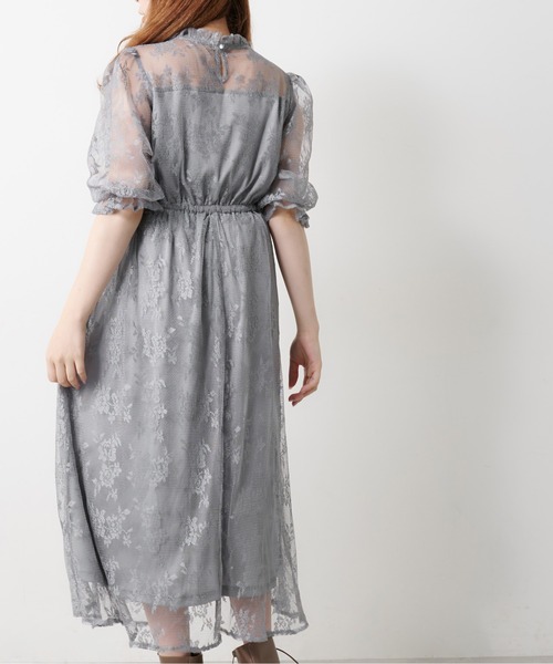 OLIVE des OLIVE（オリーブデオリーブ）の「【WEB限定】チュールプチハイワンピース（ワンピース・レディース・ブラック/サックスブルー/ライトブラウン・FREE）」の11枚目の写真