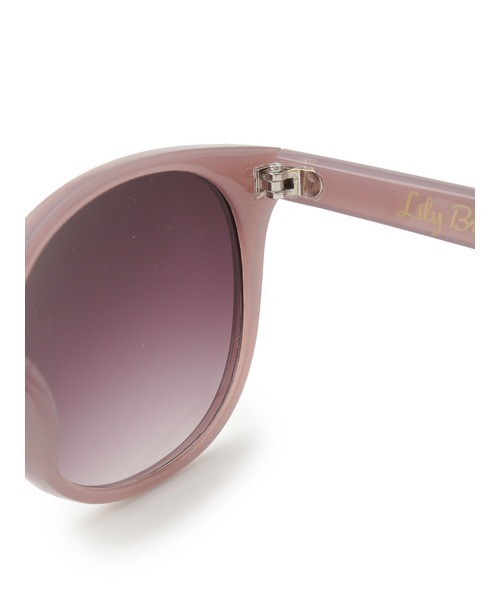 LILY BROWN（リリーブラウン）の「セルフレームサングラス（サングラス・レディース・パープル/ダークブラウン・FREE）」の4枚目の写真