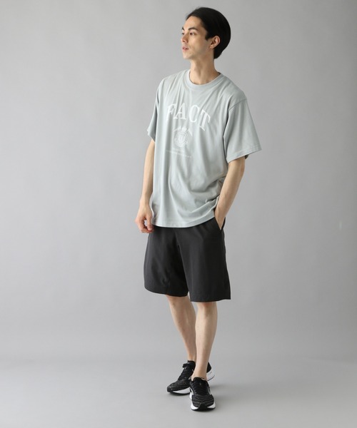 NUMERALS（ヌメラルズ）の「[NUMERALS]クラシックランニングTシャツ（Tシャツ/カットソー・メンズ・ホワイト/ベージュ/ブルー・MEDIUM/LARGE）」の4枚目の写真