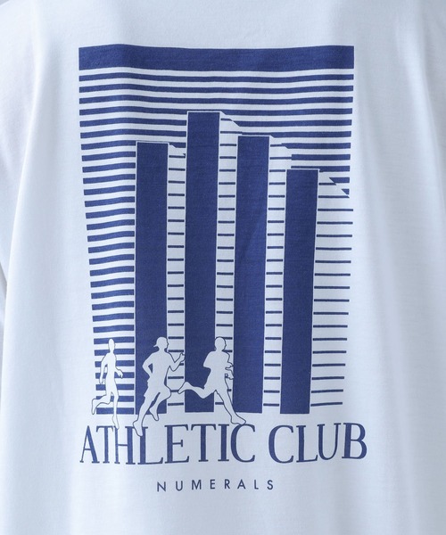 NUMERALS（ヌメラルズ）の「[NUMERALS]クラシックランニングTシャツ（Tシャツ/カットソー・メンズ・ホワイト/ベージュ/ブルー・MEDIUM/LARGE）」の21枚目の写真