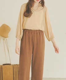 シアーアミアゲブラウス／【WEB/EC限定商品】