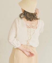 シアーアミアゲブラウス／【WEB/EC限定商品】