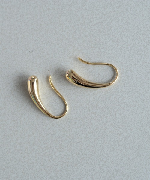 Kastane(カスタネ)の「【fiw.】ティアドロップピアス(ピアス(両耳用)・レディース・ゴールド/シルバー・FREE)」の1枚目の写真