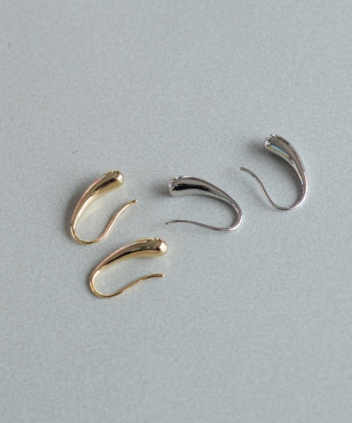 Kastane(カスタネ)の「【fiw.】ティアドロップピアス(ピアス(両耳用)・レディース・ゴールド/シルバー・FREE)」の6枚目の写真