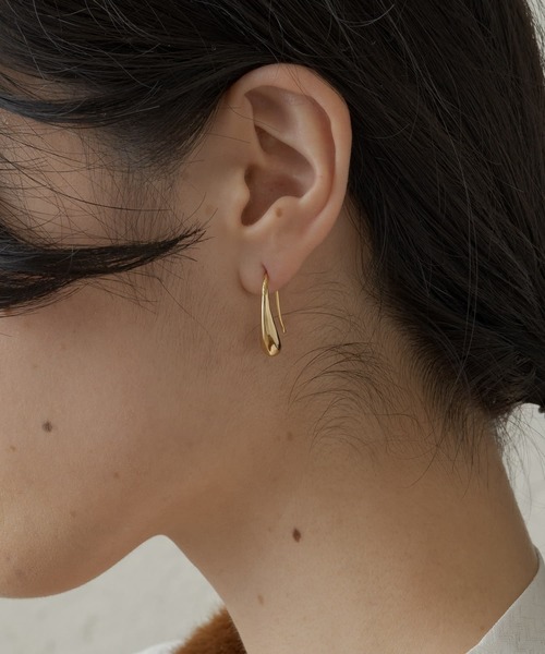 Kastane(カスタネ)の「【fiw.】ティアドロップピアス(ピアス(両耳用)・レディース・ゴールド/シルバー・FREE)」の13枚目の写真