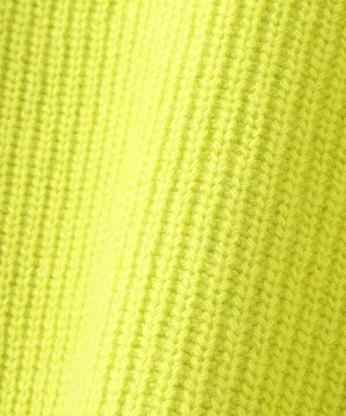 N.（N. Natural Beauty Basic）（エヌエヌナチュラルビューティーベーシック）の「◆片畦Ｖネックラムウールニット（ニット/セーター・レディース・ネイビー/ピンク/イエロー/ナチュラル・MEDIUM）」の20枚目の写真