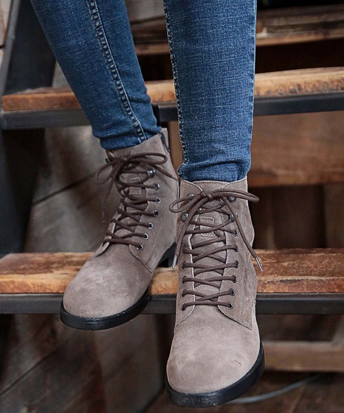 BOEMOS（ボエモス）の「【BOEMOS×RATTLE TRAP】撥水スエードブーツ（ブーツ・メンズ・ダークグレー/グレー/ブラック・M/L）」の18枚目の写真